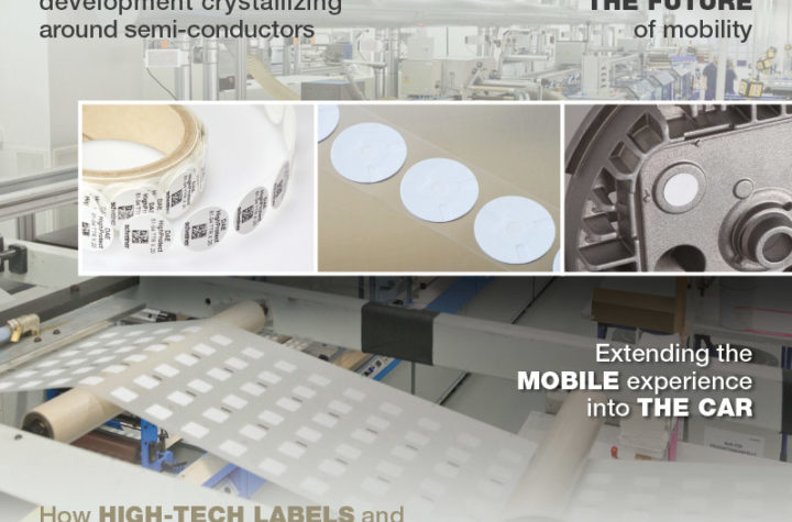 High-tech labels and printed electronics optimize processes