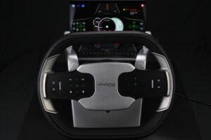 Ultrasense metal slider for steering wheel.