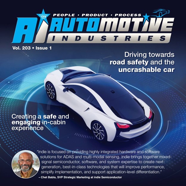 indie Semiconductor’s Vision for Uncrashable Cars and the Future of Automotive Technology with Chet Babla, SVP Strategic Marketing