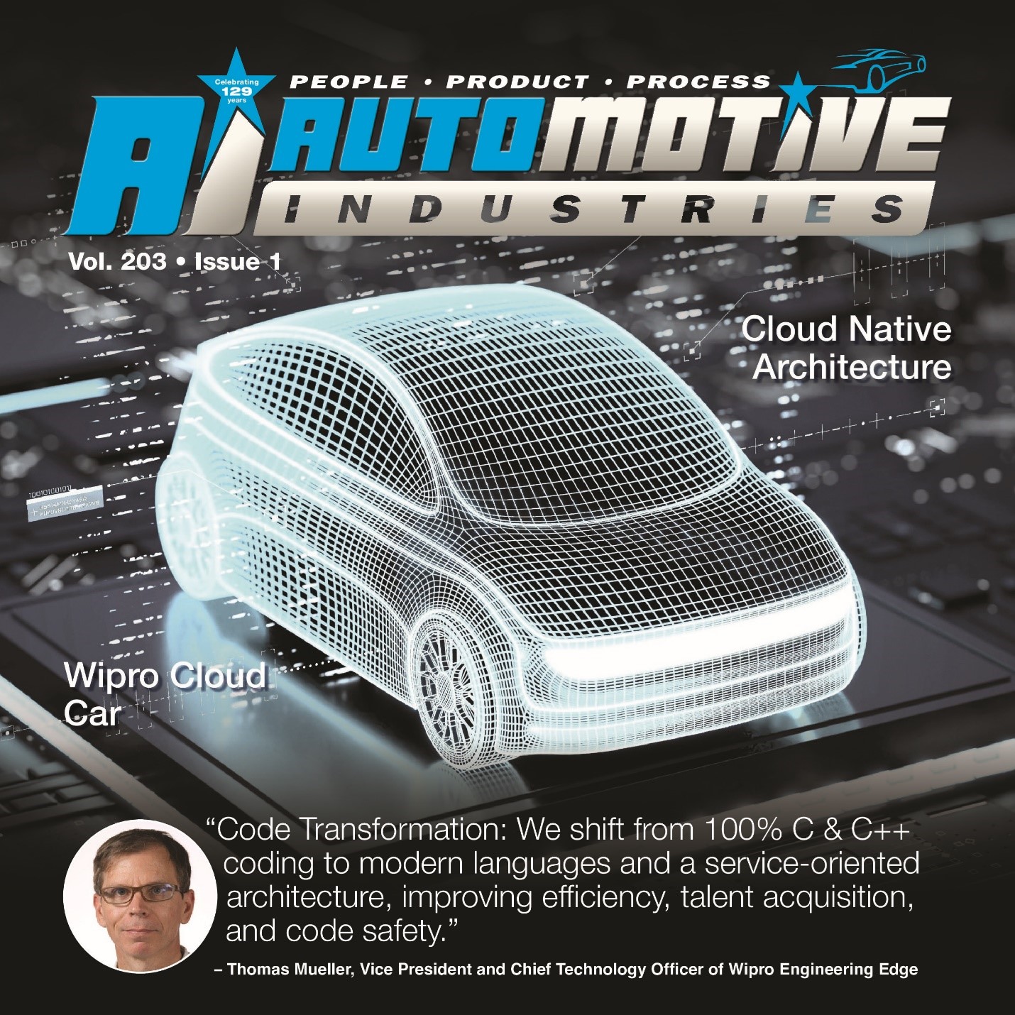 Wipro: CTO Thomas Mueller on Cloud Car’s Impact, Agile Design, Personalization, and Future-Proofing Vehicles