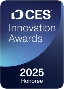 The "Invisible Biometrics Sensing Display" received the CES Innovation Award at the 2025 event. 