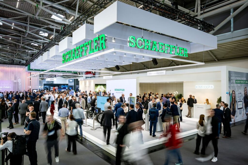 The Schaeffler booth at IAA 2025.