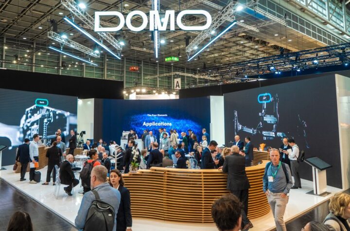 The DOMO stand at K 2025.