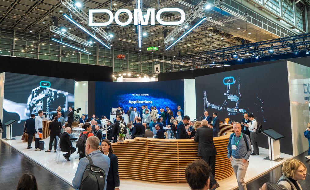 The DOMO stand at K 2025.