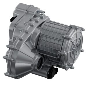 The Magna 800V e-Drive integrated electric vehicle powertrain solution.