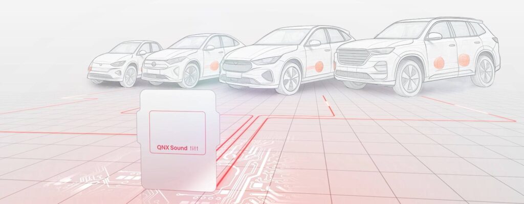 QNX Sound across multiple vehicle types.