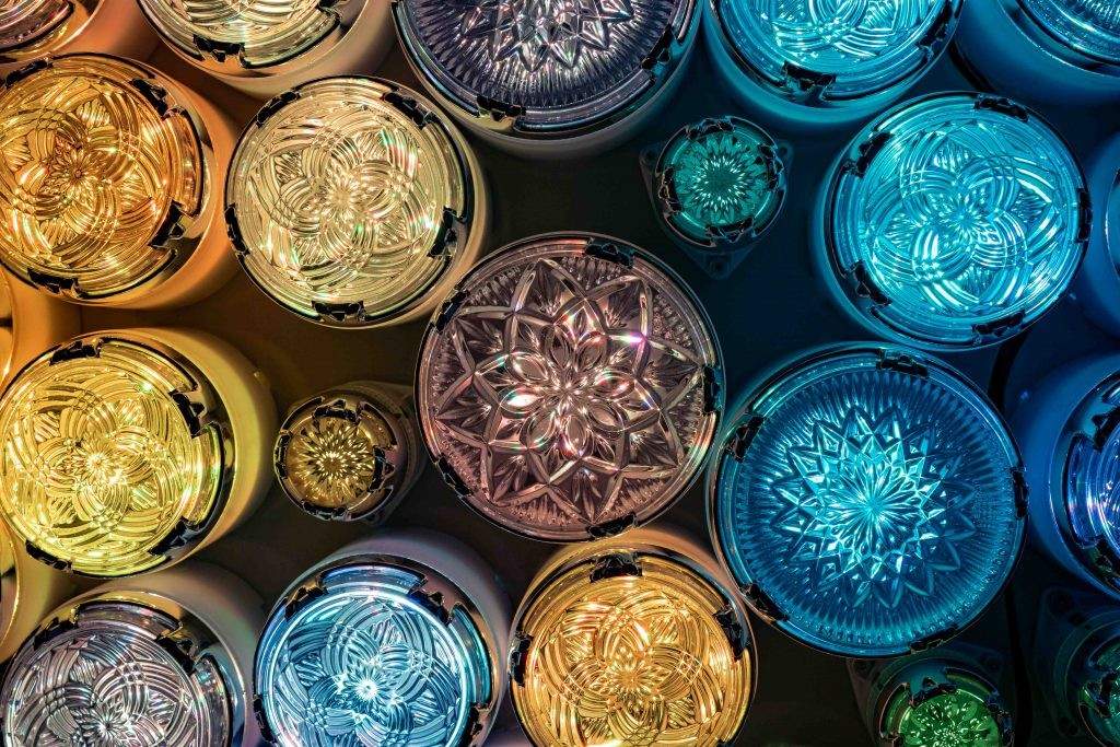 Custom-designed crystals created for the Times Square Ball’s historic July 3, 2026, drop -- the first outside of New Year’s Eve. Infinite Life, Infinite Liberty, and Infinite Happiness symbolize the shared ideals at the heart of America’s story.