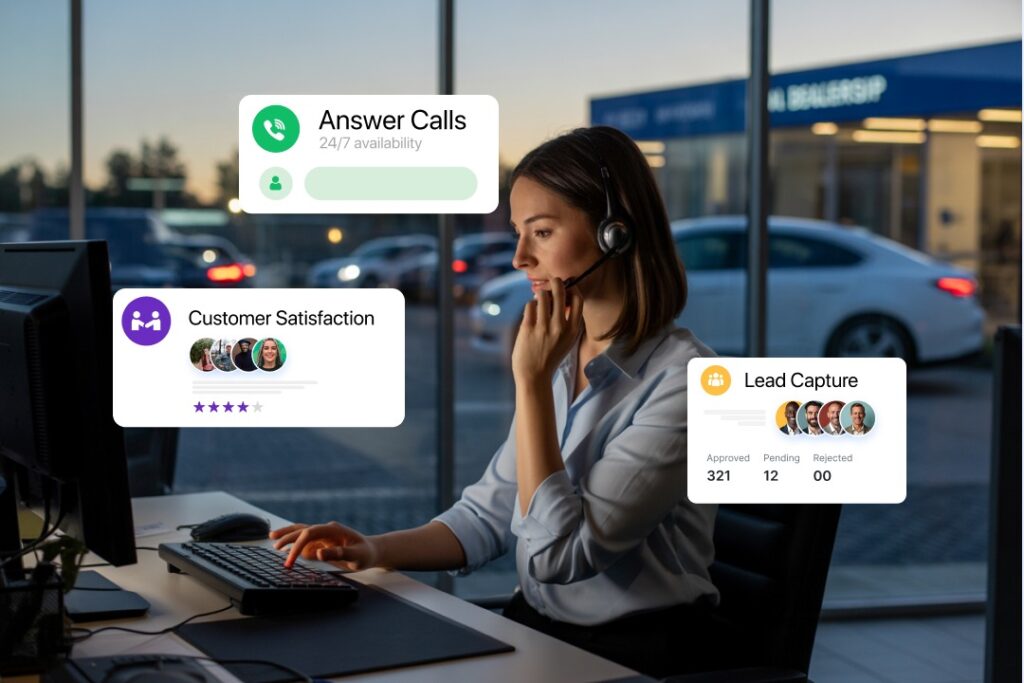 Spyne answers calls 24/7.