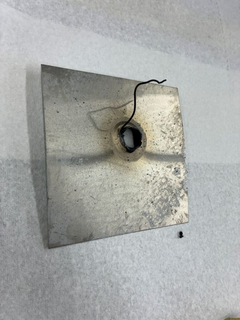 Rear panel without CORAGUARD® SE Anti-blast.